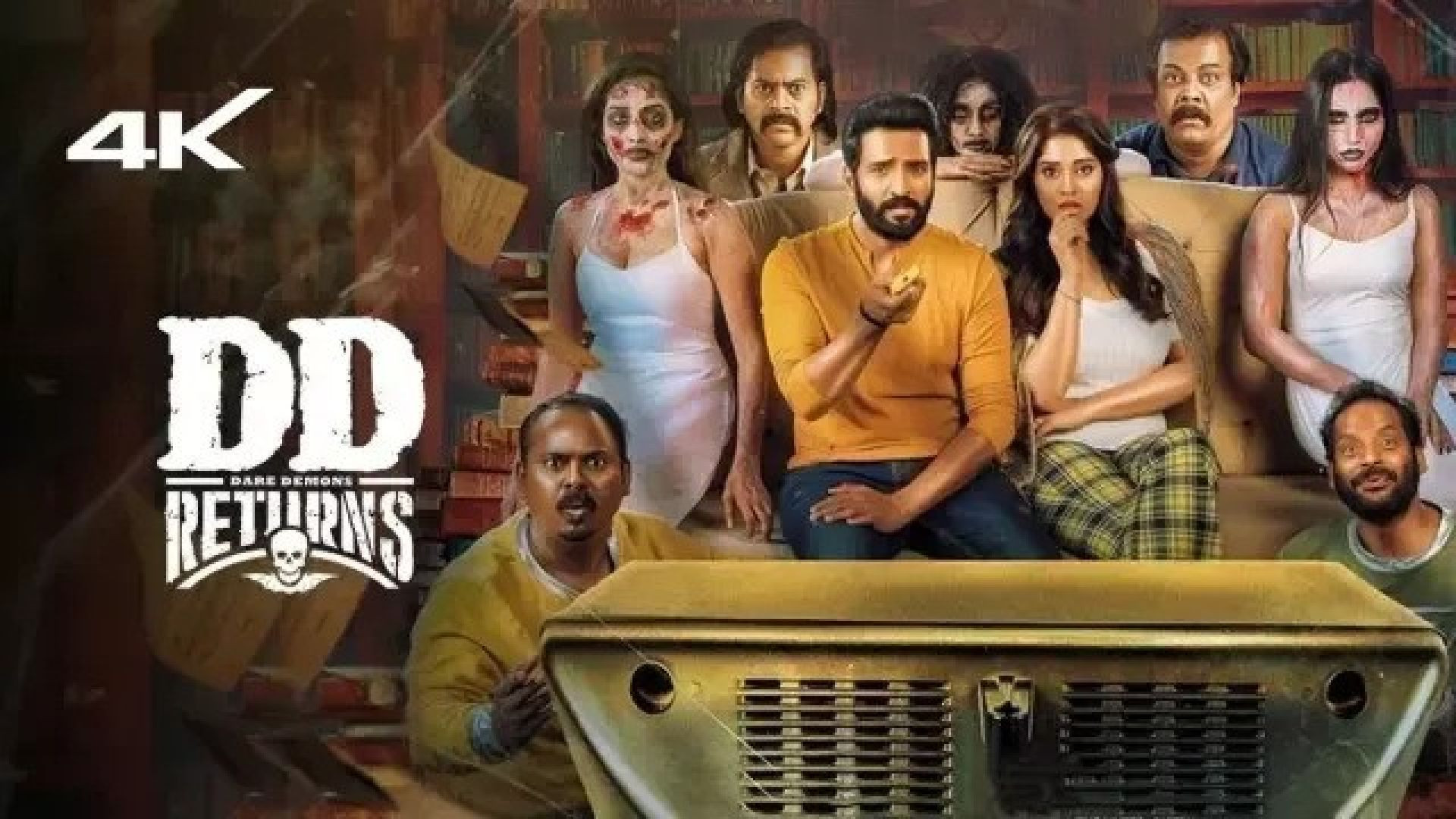 DD Returns (2023) UNCUT Dual Audio [Hindi-Tamil] WEB-DL 480P
